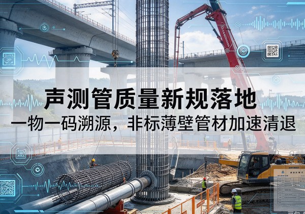 临县声测管质量新规落地，一物一码溯源，非标薄壁管材加速清退