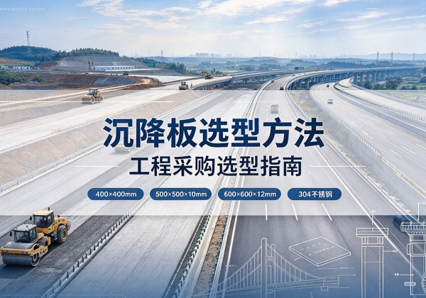 临县沉降板选择方法